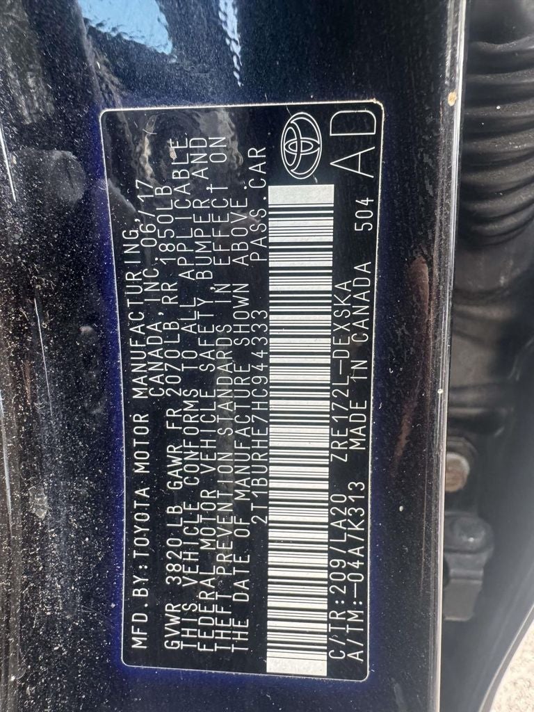 2017 Toyota Corolla XSE