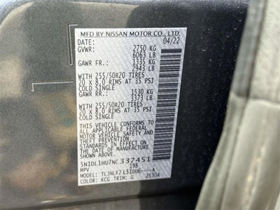 2022 INFINITI QX60 Autograph