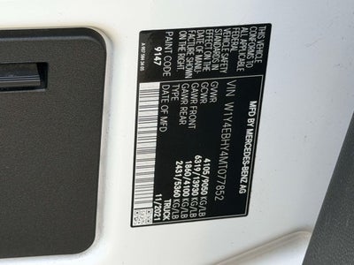 2021 Mercedes-Benz Sprinter 2500 Cargo 144 WB