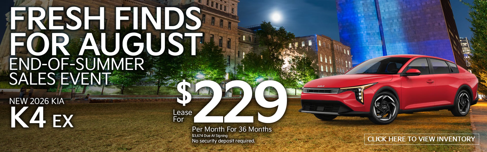 NEW 2026 KIA K4 EX