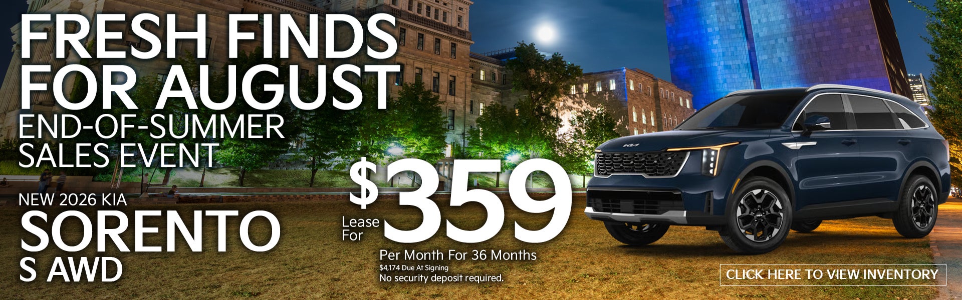 NEW 2026 KIA SORENTO S AWD