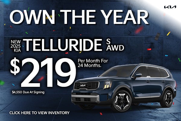 NEW 2025 TELLURIDE S